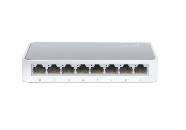 Switch de sobremesa con 8 puertos a 10/100 Mbps
