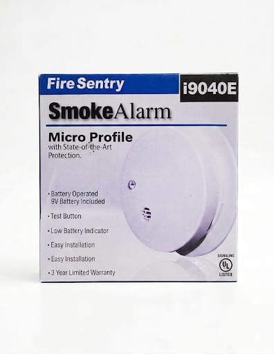 Fire Sentry™ Battery Operated 4” Smoke Alarm