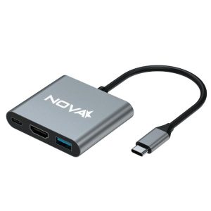 HUB 3 en 1 TIPO-C A USB HDMI - NOVA AHU2S340