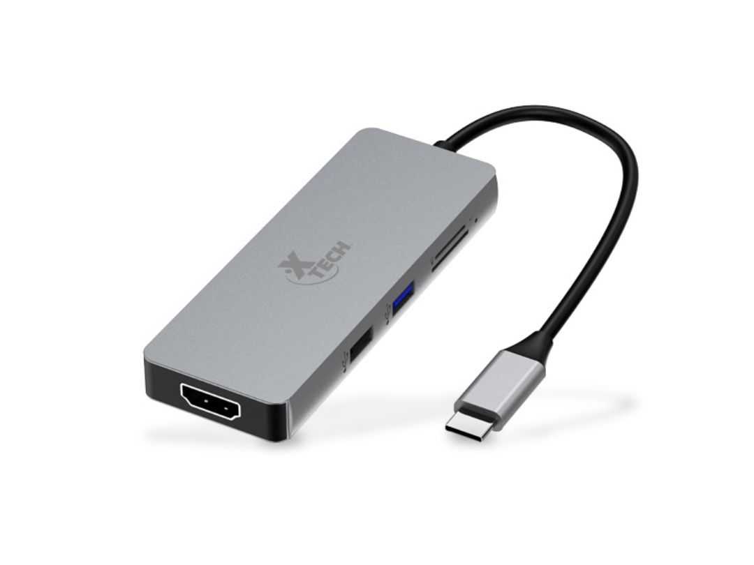 USB-C 5 en 1 Adaptador Multipuerto XTC-564 xtech