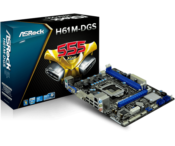 tarjeta madre astrock/ h1m-dgs/rapida