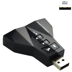 Adaptador de sonido USB Virtual 7.1 Channel