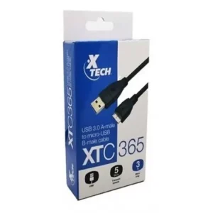 Cable USB XTECH 3.0 A-macho/ Micro-USB B-macho XTC 365