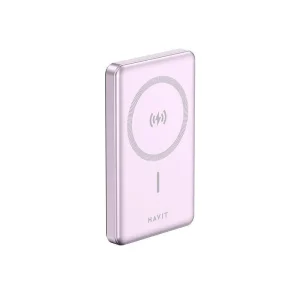 batería externa con carga inalámbrica magnética de10000mah havit